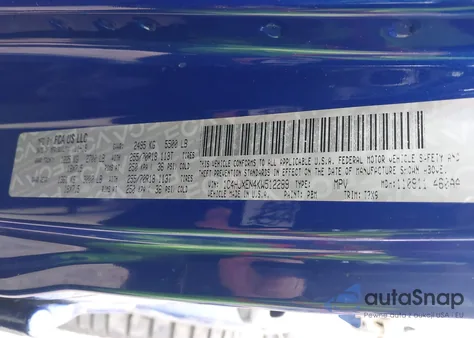 2019 Jeep Wrangler Unlimited Sahara 4X4 z USA, uszkodzony, nr VIN 1C4HJXEN4KW512289